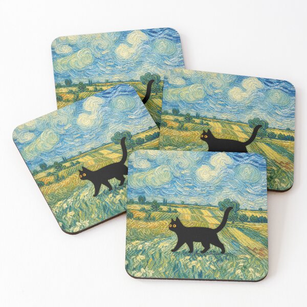 Item preview, Cat In The Green Field designed and sold by PurrfectHome.