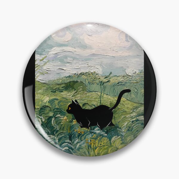 Item preview, Cat In The Green Field designed and sold by PurrfectHome.