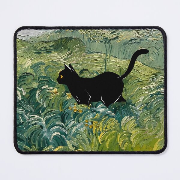 Item preview, Cat In The Green Field designed and sold by PurrfectHome.