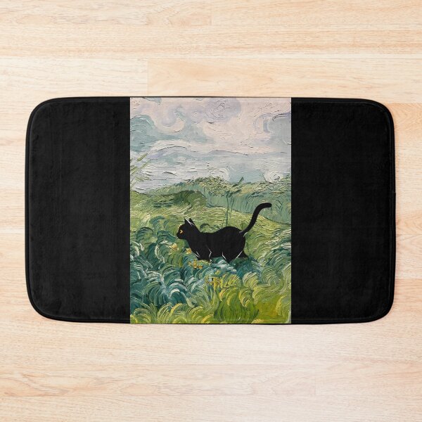Item preview, Cat In The Green Field designed and sold by PurrfectHome.