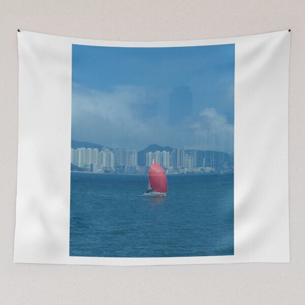Item preview, Sailing Boat In Hong Kong Harbour designed and sold by pbchan.