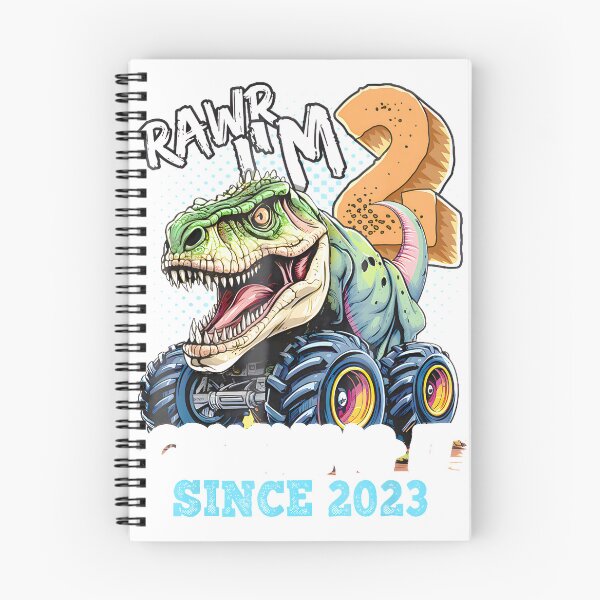 Item preview, Nd Birthday Monster Truck Dinosaur Party Boys Rawr Im Png designed and sold by Donald Howard.