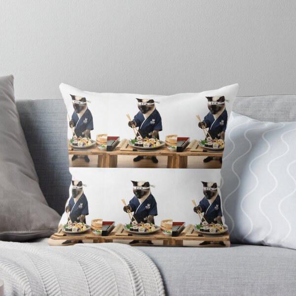 Item preview, Siamese Cat Sushi Chef Master designed and sold by PictoVibe.