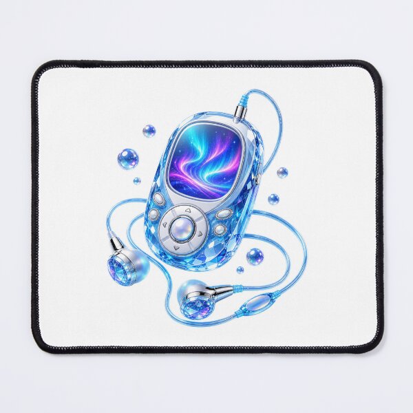 Item preview, Frutiger Aurora Crystal MP3 Player Y2K Aqua Tech designed and sold by MeanPanduh.