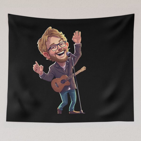 Item preview, Glen Hansard Cartoon Singer Guitar Folk Music designed and sold by DavidThe1.