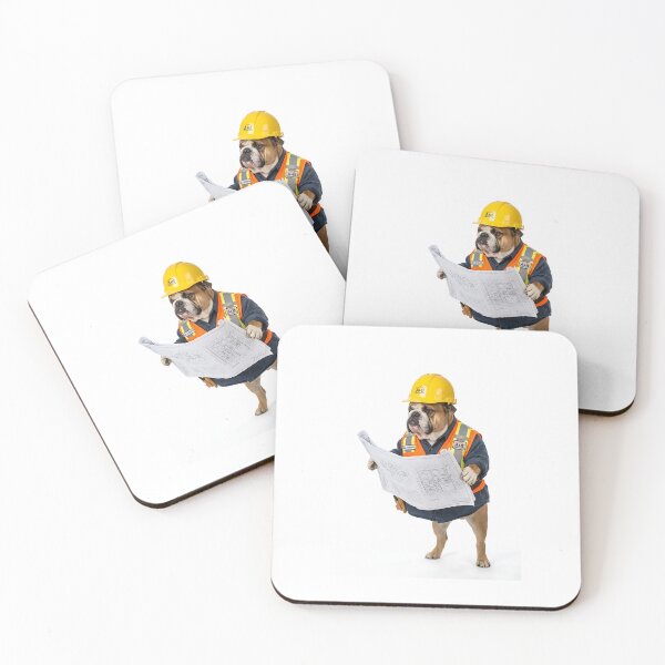Item preview, Bulldog Construction Worker designed and sold by PictoVibe.