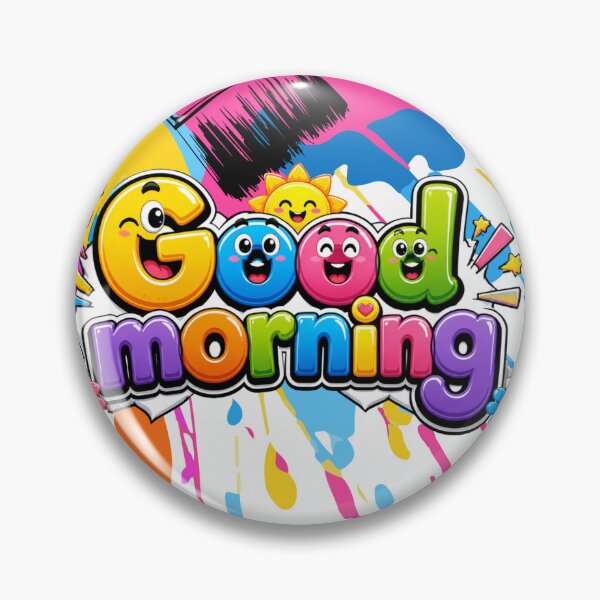Item preview, Colorful Good Morning Playful Kids Art designed and sold by Mohamed  Ramadan.