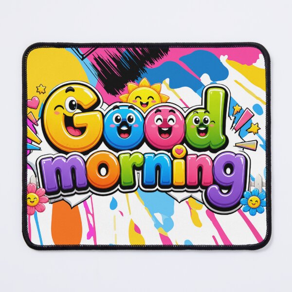 Item preview, Colorful Good Morning Playful Kids Art designed and sold by Mohamed Ramadan.