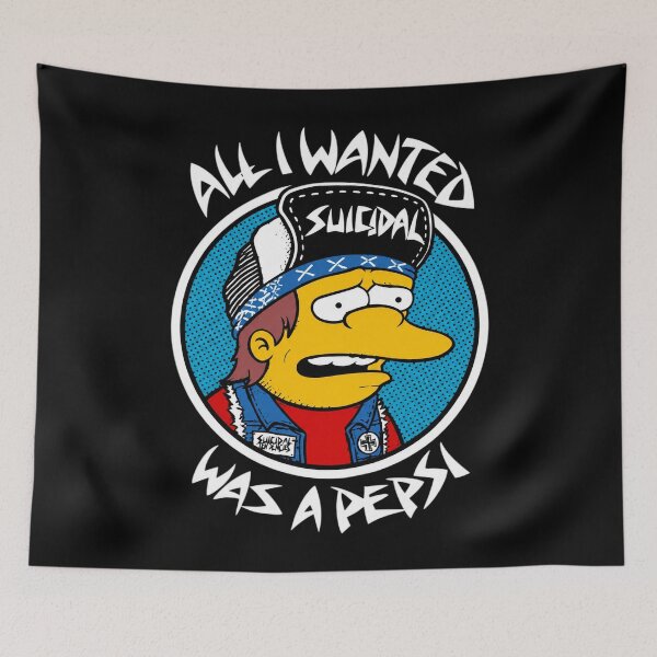 Item preview, Simpsons All I Wanted Was A Pepsi, Suicidal Tendencies Meme designed and sold by ichigobellbell.