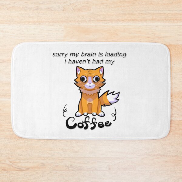 Item preview, My Brain is Loading Orange Cat designed and sold by Jessi-Sketches.