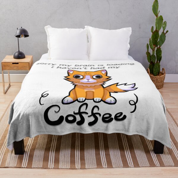 Item preview, My Brain is Loading Orange Cat designed and sold by Jessi-Sketches.