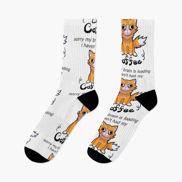 Item preview, My Brain is Loading Orange Cat designed and sold by Jessi-Sketches.