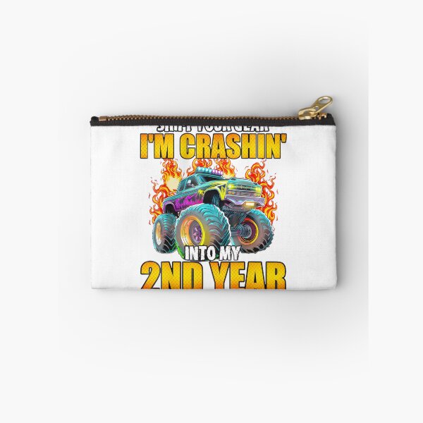 Item preview, Monster Truck 2Nd Birthday Crashin' Into My Second Year designed and sold by Donald Howard.