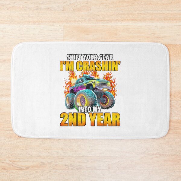 Item preview, Monster Truck 2Nd Birthday Crashin' Into My Second Year designed and sold by Donald Howard.