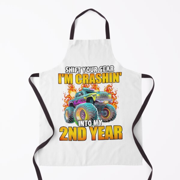 Item preview, Monster Truck 2Nd Birthday Crashin' Into My Second Year designed and sold by Donald Howard.