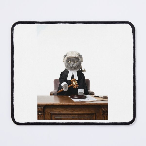 Item preview, Scottish Fold Cat Justice Judge designed and sold by PictoVibe.