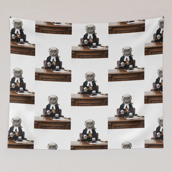 Item preview, Scottish Fold Cat Justice Judge designed and sold by PictoVibe.
