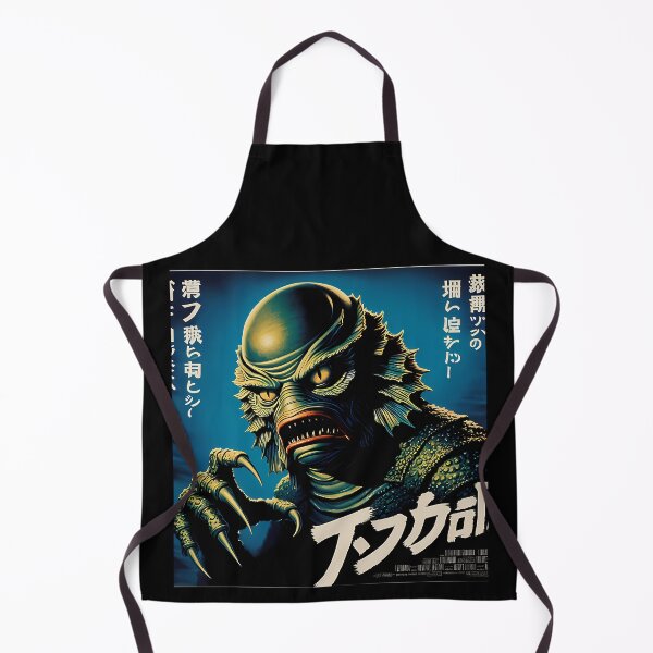 Item preview, Gill-Man Monster Reaching Out On Japanese Horror Movie Poster designed and sold by de-art99.