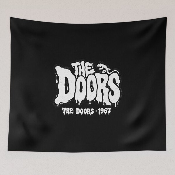 Item preview, The Doors 1967 Debut Album Dripping Psychedelic Logo designed and sold by JMS-Artvintage.