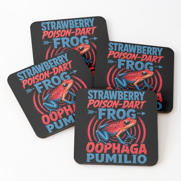 Item preview, Strawberry Poison Dart Frog Oophaga Pumilio Herpetology Design designed and sold by MiALopezArt.