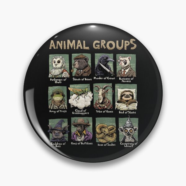 Item preview, Animal Groups Unveiled - Educational Wildlife Design designed and sold by forthelovat12.
