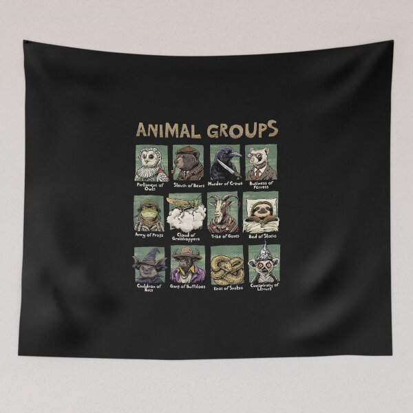 Item preview, Animal Groups Unveiled - Educational Wildlife Design designed and sold by forthelovat12.