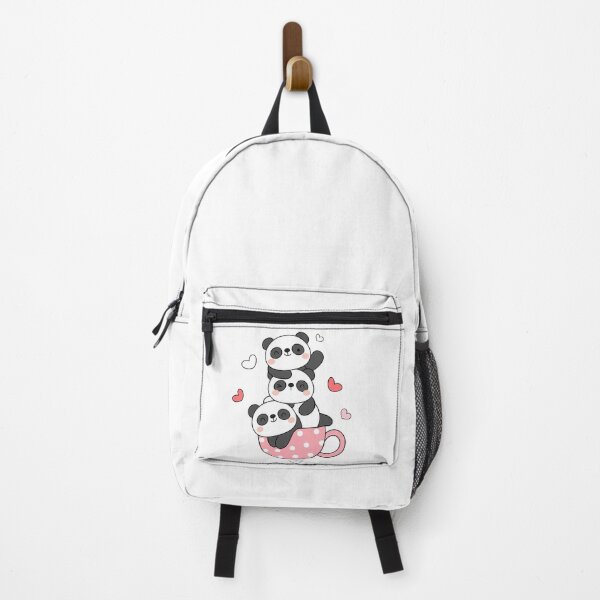 Item preview, Cute PANDA trio in pink polka dot cup designed and sold by AaryaGraphics.