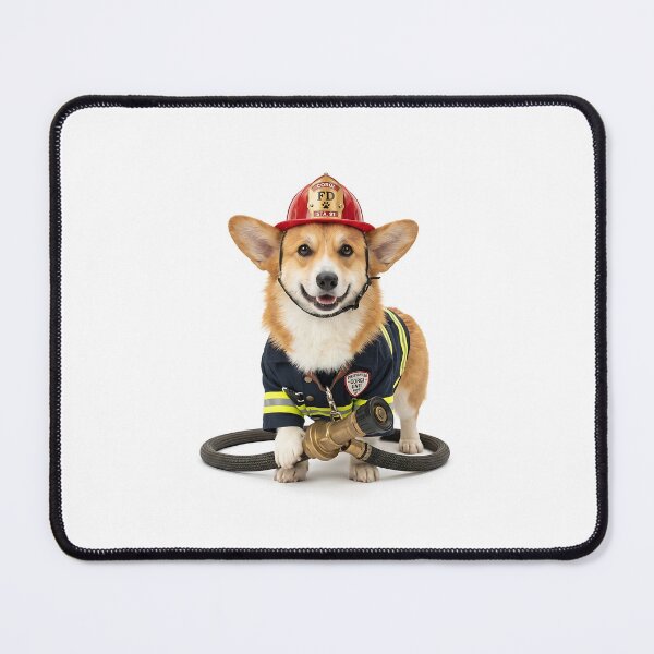 Item preview, Corgi Firefighter Rescue Hero designed and sold by PictoVibe.