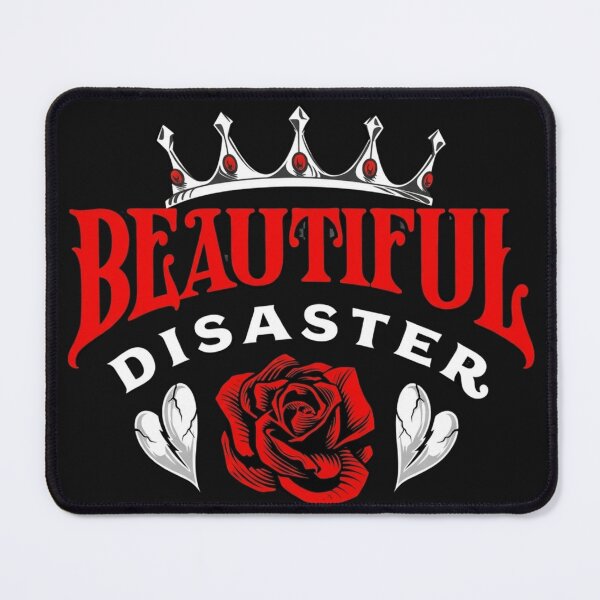 Item preview, Beautiful Disaster Crown with Red Rose and Broken Hearts designed and sold by PinkGothica.