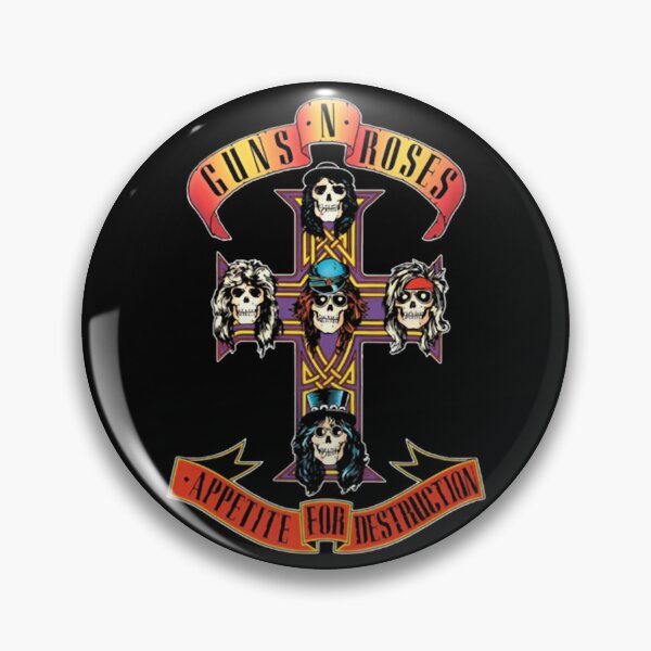Item preview, Guns N_ Roses Appetite For Destruction Cross designed and sold by FloraInk.