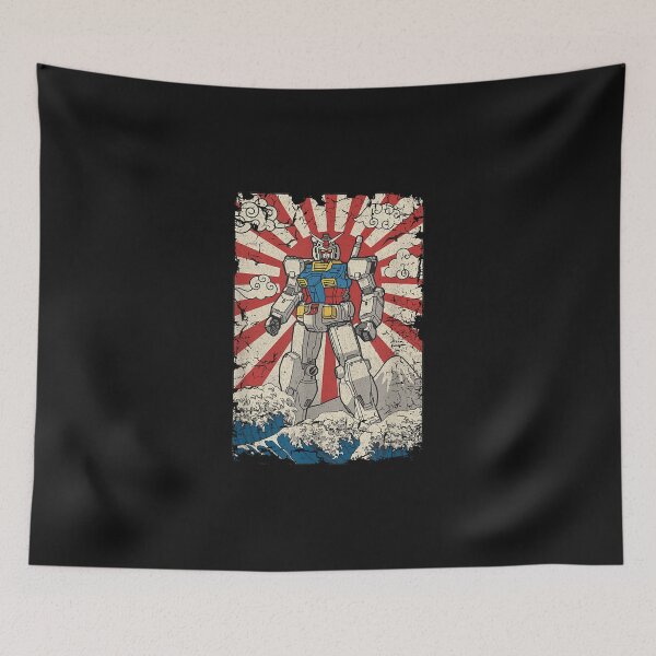 Item preview, Japanese Mecha Anime Robot Kanagawa Great Wave Manga designed and sold by forthelovat12.