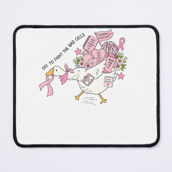 Item preview, Breast Cancer Awareness Duck designed and sold by ColorCatcher.