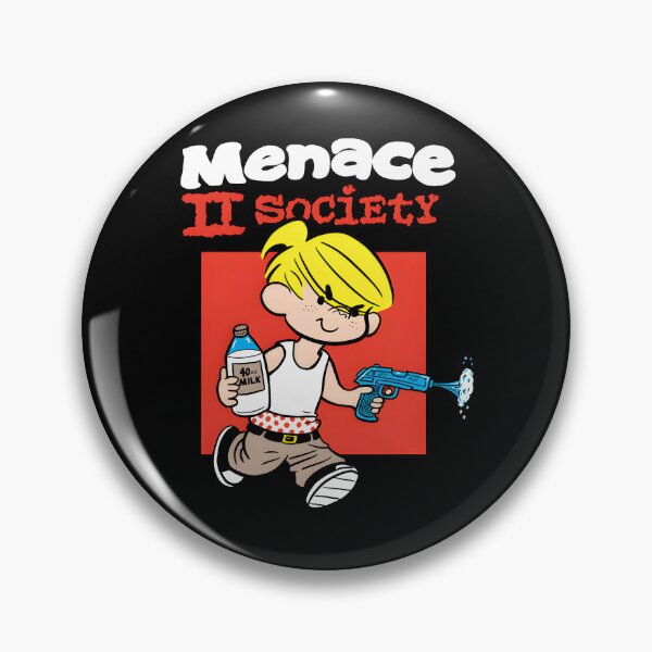 Item preview, Dennis The Menace To Society Cartoon Meme designed and sold by ichigobellbell.