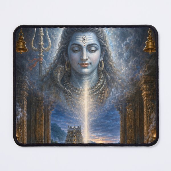 Item preview, 12 Jyotirlings Of Lord Shiva | Mallikarjuna Jyotirlinga and Mahadeva Sacred Light Art designed and sold by Homyar.