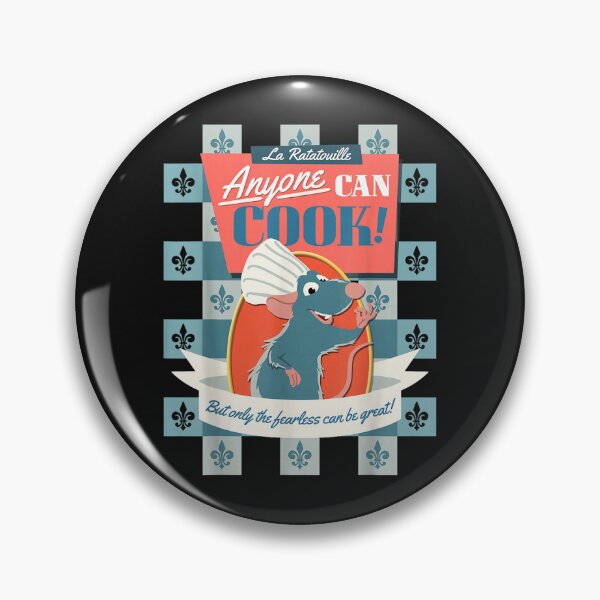 Item preview, DIsney Pixar Ratatouille Remy Anyone Can Cook Poster T Shirts Tees for Men and Women designed and sold by forthelovat12.