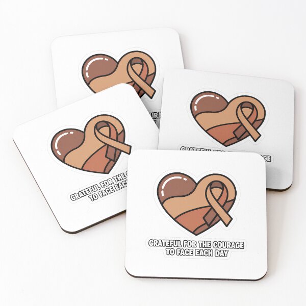 Item preview, Heart with Awareness Ribbon & Gratitude Text designed and sold by NiftyWrx.