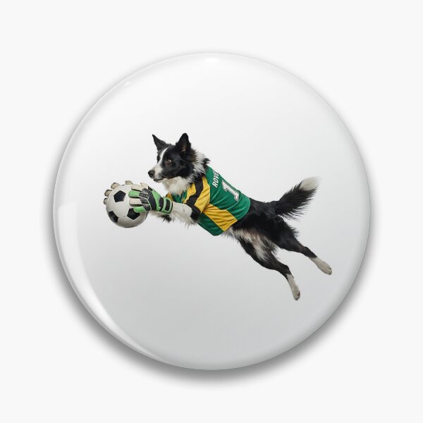 Item preview, Border Collie Soccer Goalie Champion designed and sold by PictoVibe.