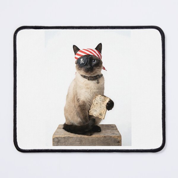 Item preview, Siamese Cat Pirate Adventurer designed and sold by PictoVibe.