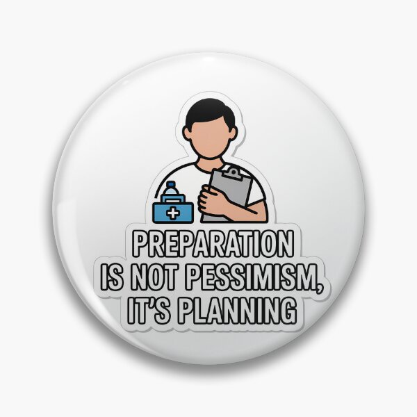 Item preview, Prep is Planning, Not Pessimism designed and sold by NiftyWrx.