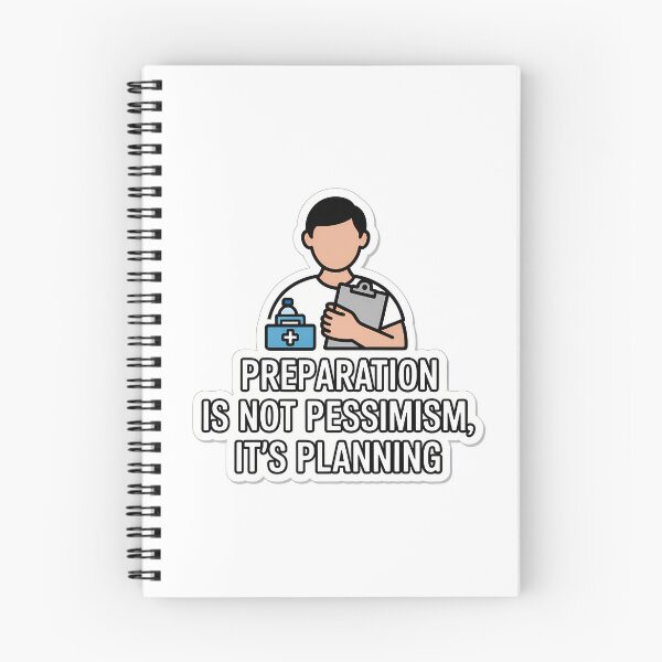 Item preview, Prep is Planning, Not Pessimism designed and sold by NiftyWrx.