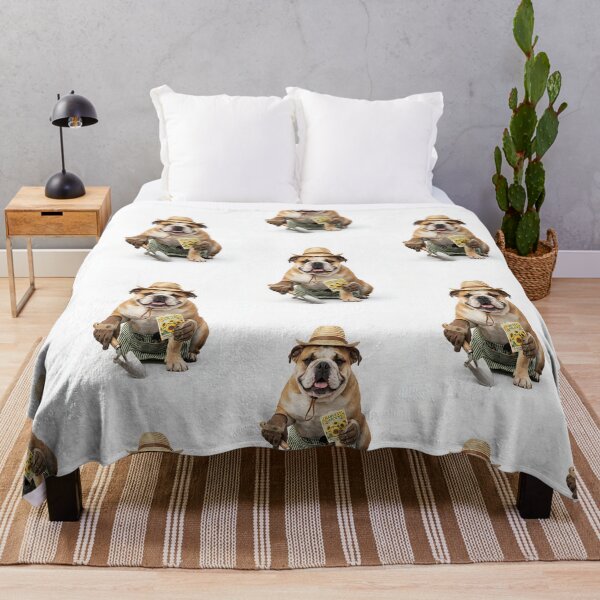 Item preview, Bulldog Gardener Green Thumb designed and sold by PictoVibe.