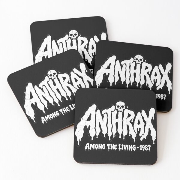 Item preview, Anthrax Among the Living 1987 Thrash Metal Slime Art designed and sold by JMS-Artvintage.