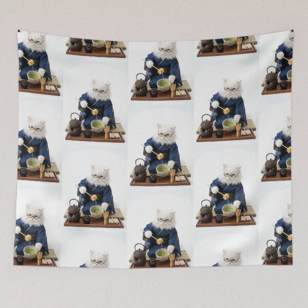 Item preview, Persian Cat Tea Ceremony Master designed and sold by PictoVibe.