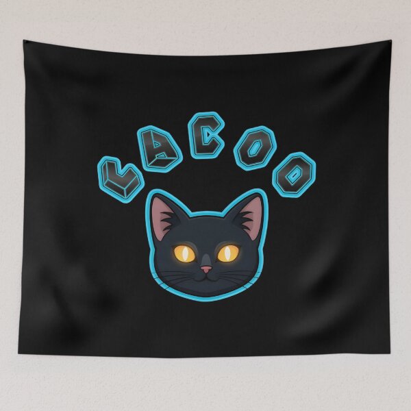 Item preview, Vaco Boo Black Cat Spooky Halloween Cartoon designed and sold by serazahran.