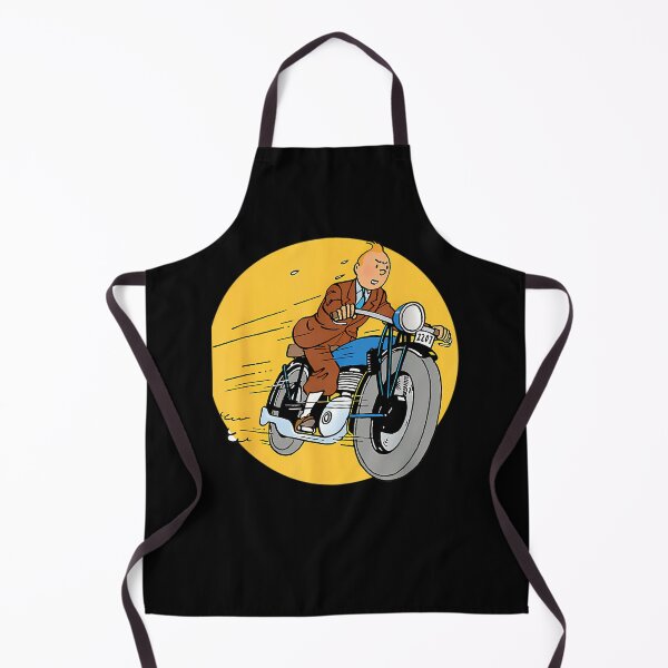 Item preview, Brown Suit Reporter Riding Blue Motorcycle Speeding Forward designed and sold by ENDLESS LUXURY.