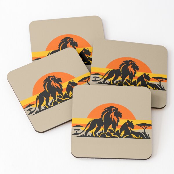Item preview, African Lion Sunset Safari Wildlife Graphic designed and sold by JonelCrafts.