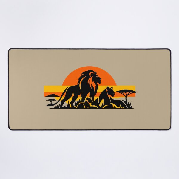 Item preview, African Lion Sunset Safari Wildlife Graphic designed and sold by JonelCrafts.