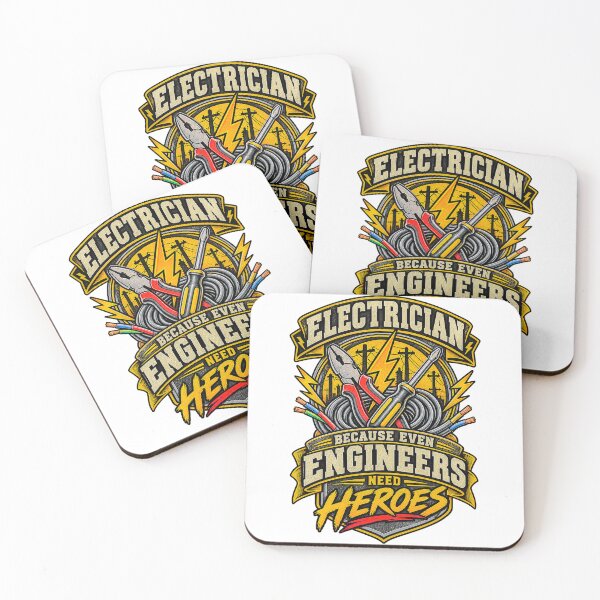 Item preview, Electrician – Because Even Engineers Need Heroes designed and sold by GottaPics.