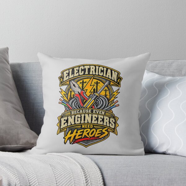 Item preview, Electrician – Because Even Engineers Need Heroes designed and sold by GottaPics.