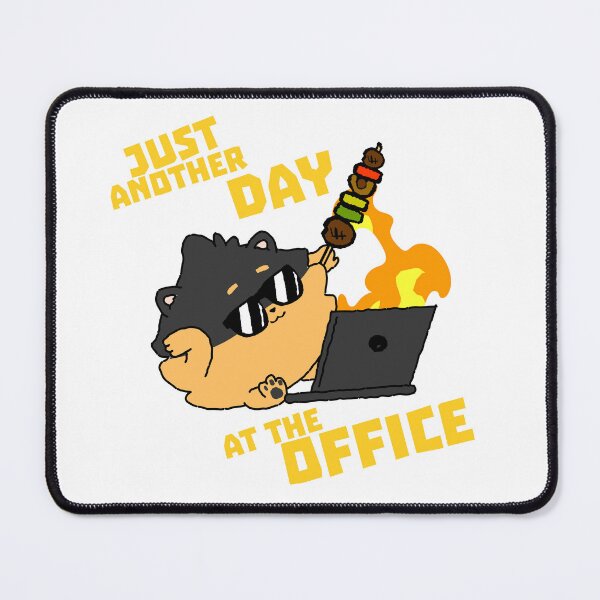 Item preview, Just Another Day at the Office | Yellow designed and sold by Pompompom-store.